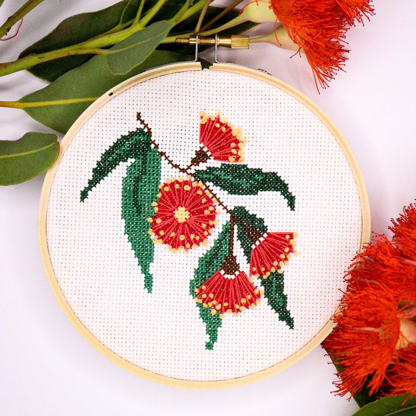 Australian flora modern cross stitch kit bundle – Craft Make Do