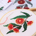 Eucalyptus Blossom Modern Cross Stitch Kit - Craft Make Do