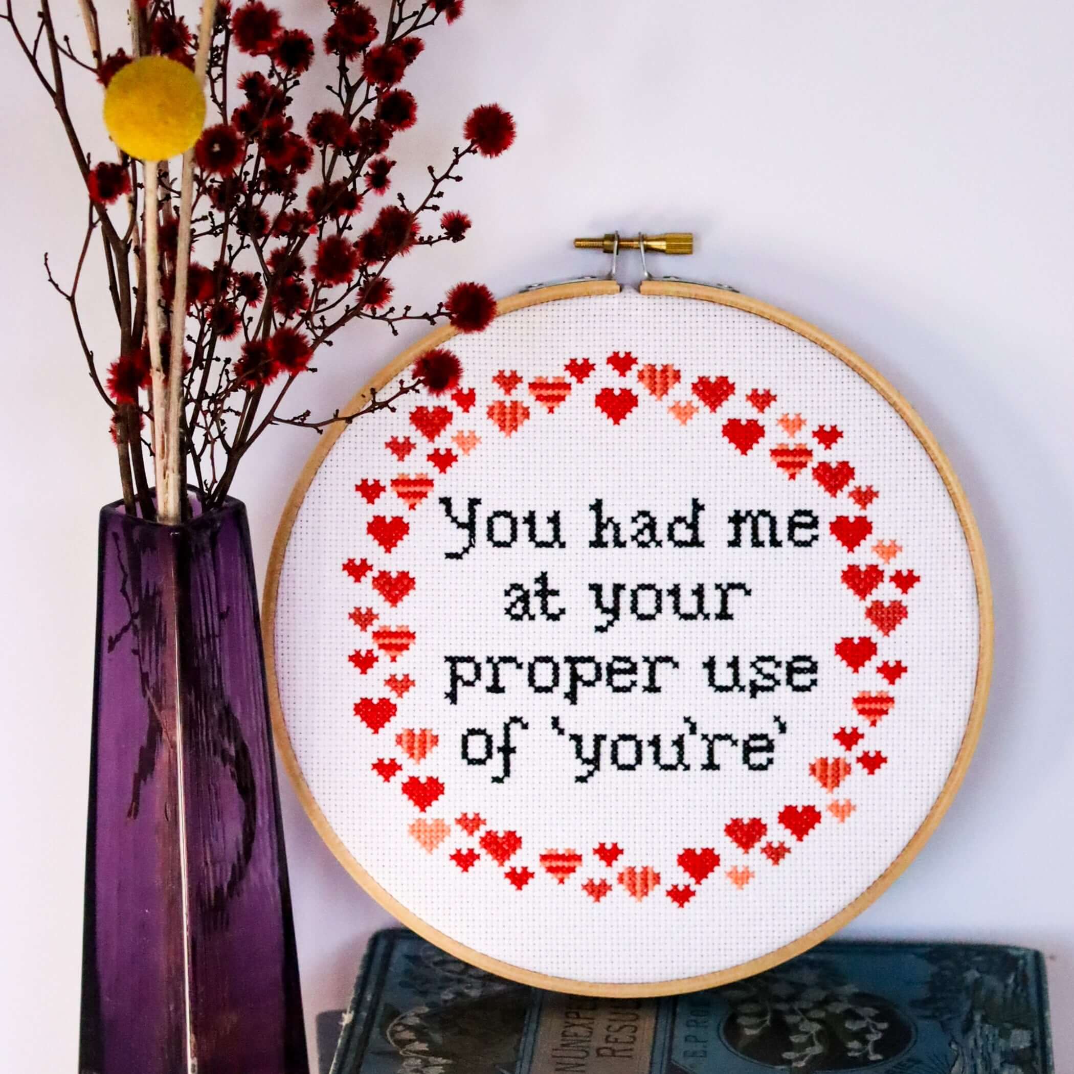 Forever Yours Digital Cross Stitch Pattern - Craft Make Do