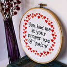 Forever Yours Modern Cross Stitch Kit - Craft Make Do