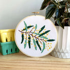 Golden Wattle Modern Cross Stitch Kit - Craft Make Do